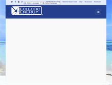 Tablet Screenshot of eclectic-energy.co.uk